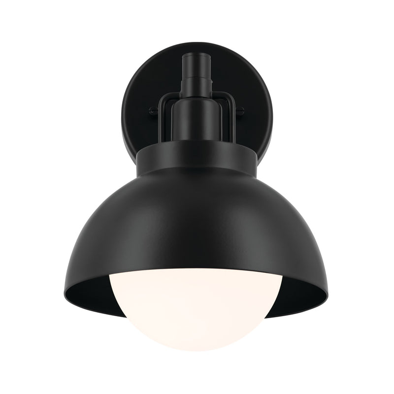 Kichler 52601BK One Light Wall/Semi Flush/Pendant, Black (4)