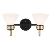 Kichler 55154BK Two Light Bath, Black (4)