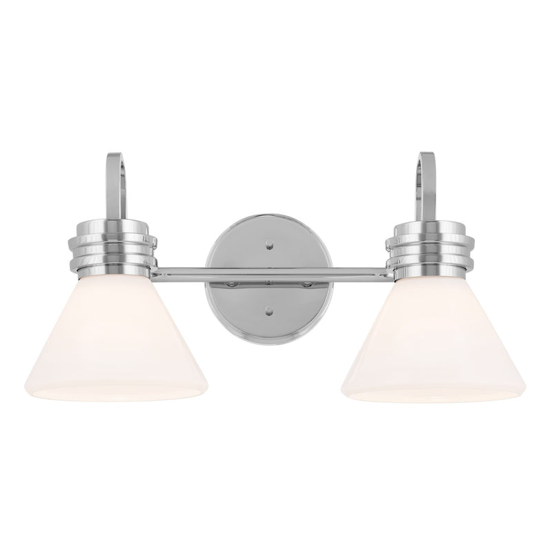 Kichler 55154CH Two Light Bath, Chrome (3)