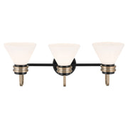 Kichler 55155BK Three Light Bath, Black (4)
