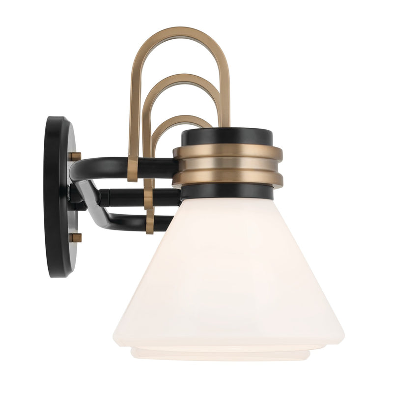 Kichler 55155BK Three Light Bath, Black (5)
