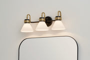 Kichler 55155BK Three Light Bath, Black (6)