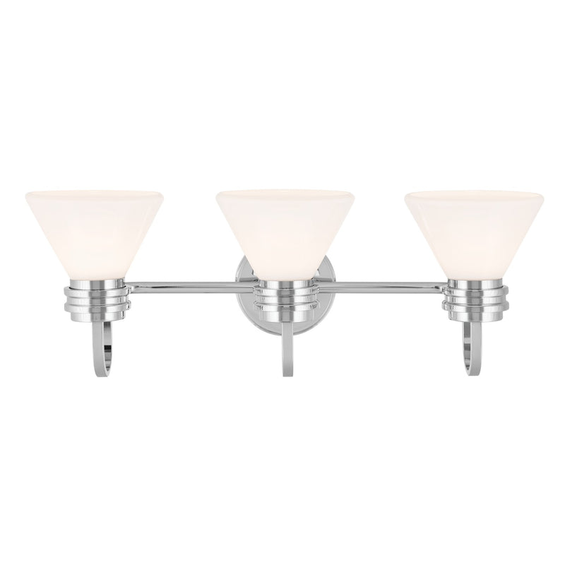 Kichler 55155CH Three Light Bath, Chrome (4)
