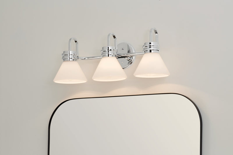 Kichler 55155CH Three Light Bath, Chrome (6)