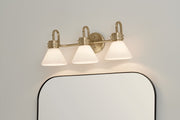 Kichler 55155CPZ Three Light Bath, Champagne Bronze (6)