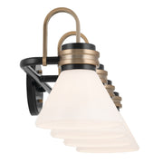 Kichler 55156BK Four Light Bath, Black (5)