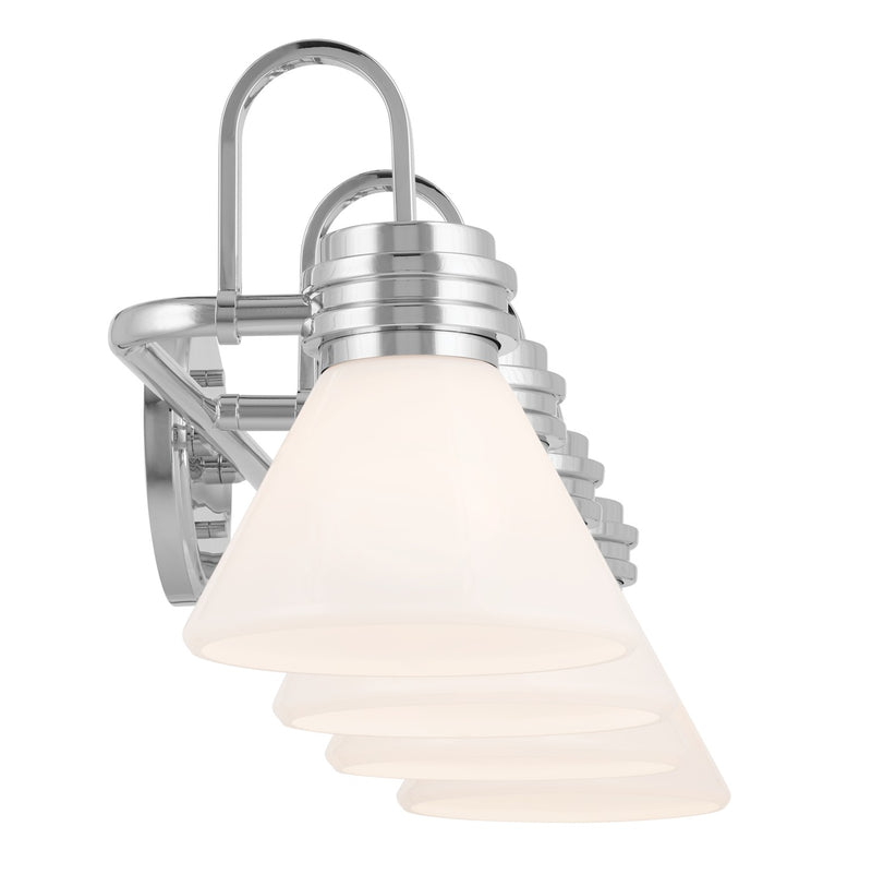 Kichler 55156CH Four Light Bath, Chrome (5)