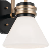 Kichler 55153BK One Light Wall Sconce, Black (2)