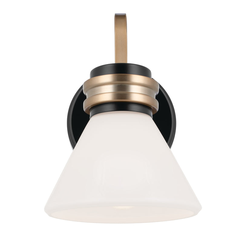 Kichler 55153BK One Light Wall Sconce, Black (3)