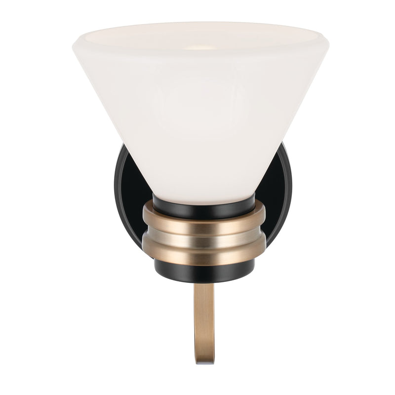 Kichler 55153BK One Light Wall Sconce, Black (4)