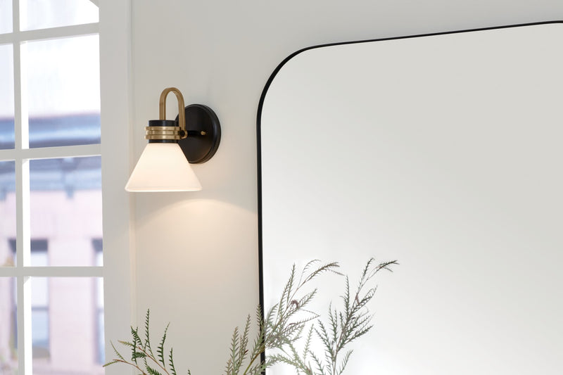 Kichler 55153BK One Light Wall Sconce, Black (6)