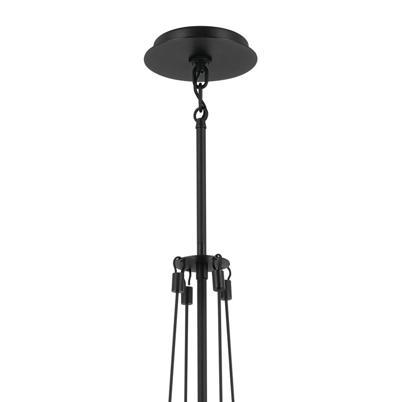 Kichler 52581BK One Light Pendant, Black (2)