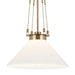 Kichler 52581CPZ Albers One Light Pendant, Champagne Bronze Alternate Image 2.jpg