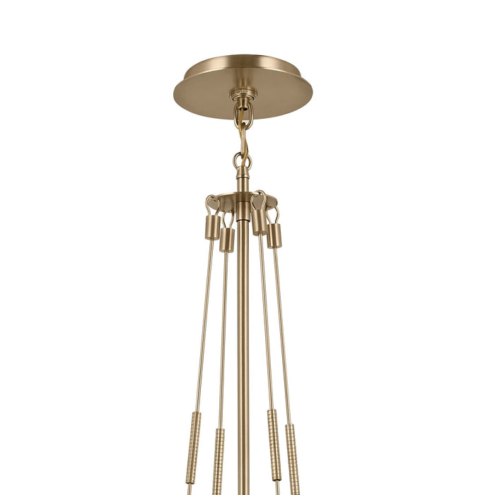 Kichler 52581CPZ Albers One Light Pendant, Champagne Bronze Alternate Image 4.jpg