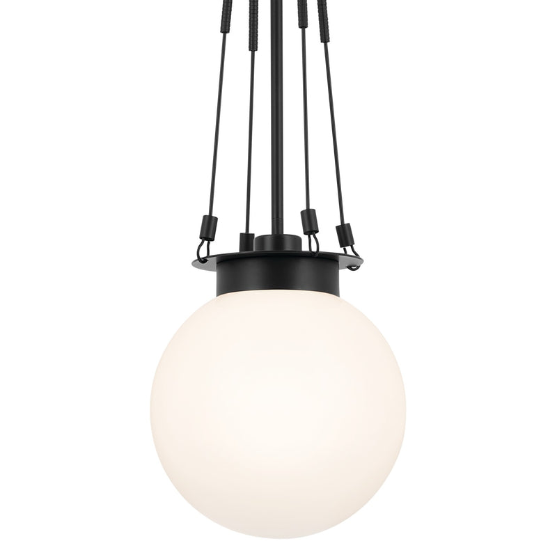 Kichler 52582BK One Light Pendant, Black (3)