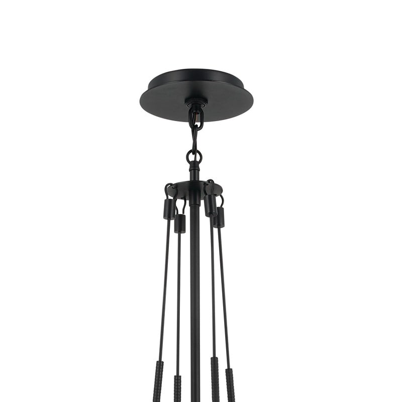 Kichler 52582BK One Light Pendant, Black (5)