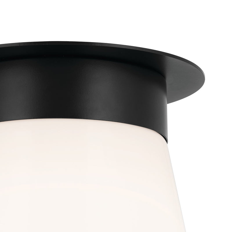 Kichler 52585BK One Light Flush Mount, Black (2)