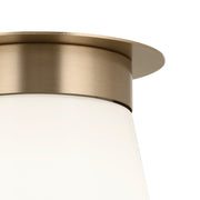 Kichler 52585CPZ One Light Flush Mount, Champagne Bronze (2)
