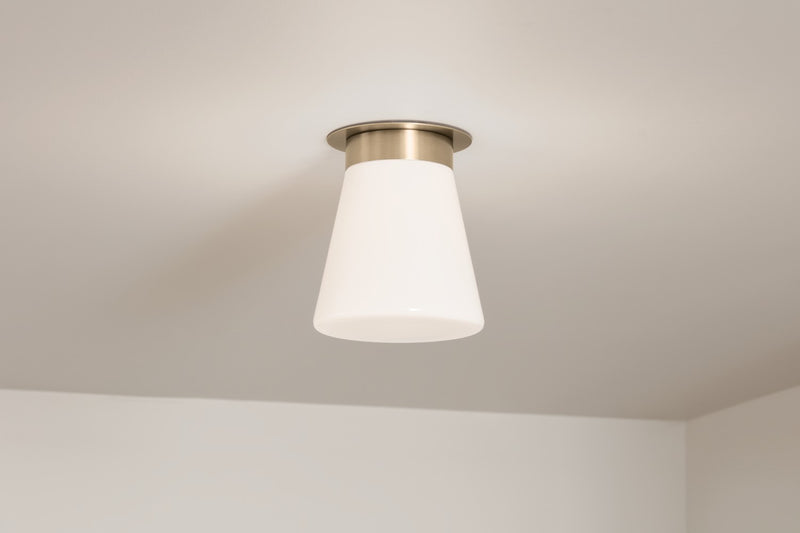 Kichler 52585CPZ One Light Flush Mount, Champagne Bronze (4)