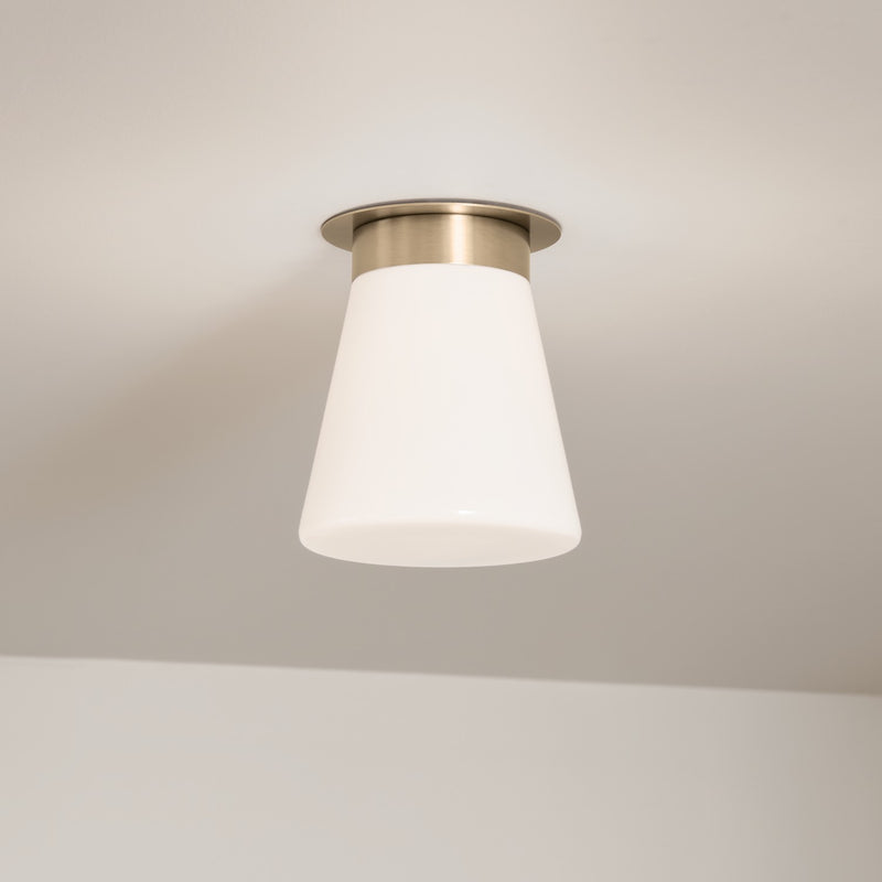 Kichler 52585CPZ One Light Flush Mount, Champagne Bronze (5)