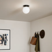 Kichler 52586BK One Light Flush Mount, Black (6)