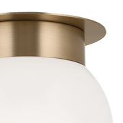 Kichler 52586CPZ One Light Flush Mount, Champagne Bronze (2)