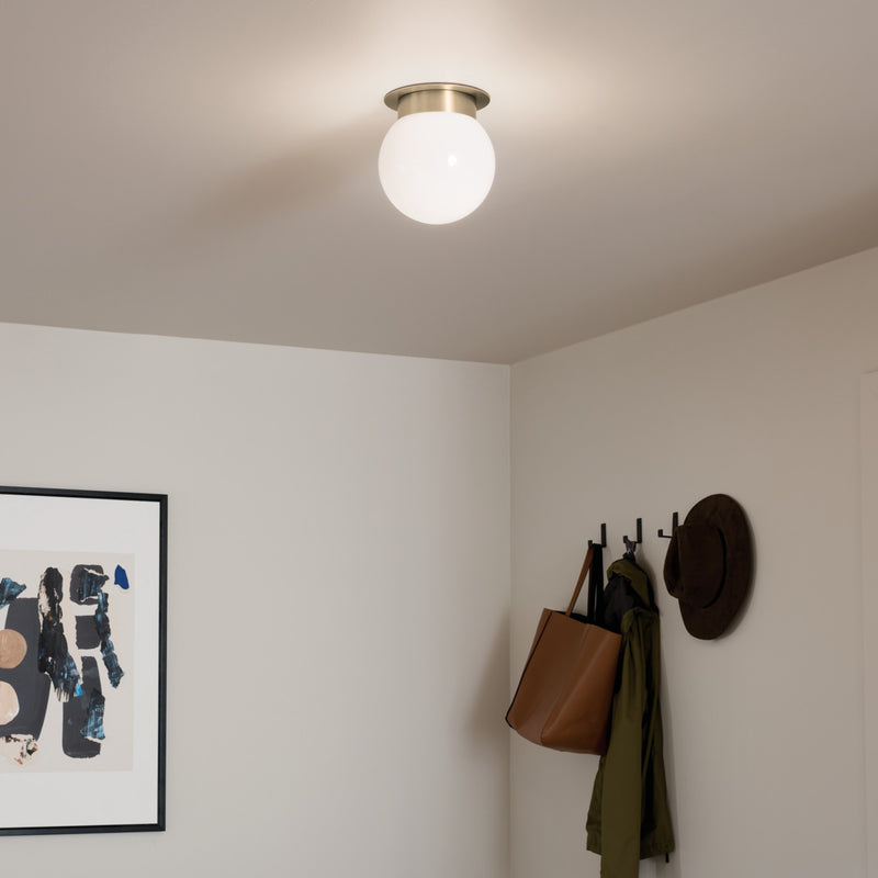 Kichler 52586CPZ One Light Flush Mount, Champagne Bronze (6)