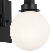 Kichler 55149BK One Light Wall Sconce, Black (2)