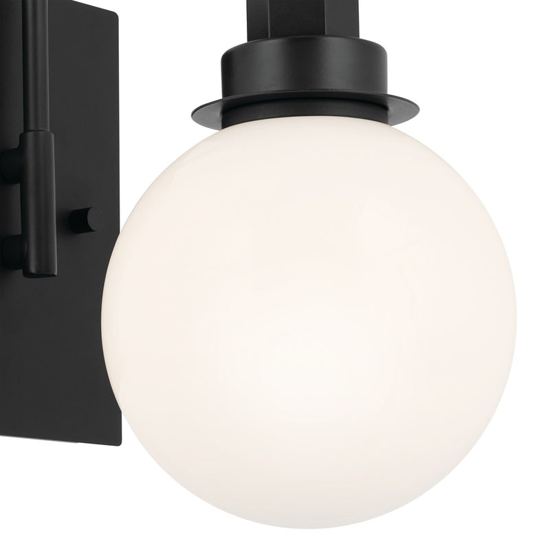 Kichler 55149BK One Light Wall Sconce, Black (2)