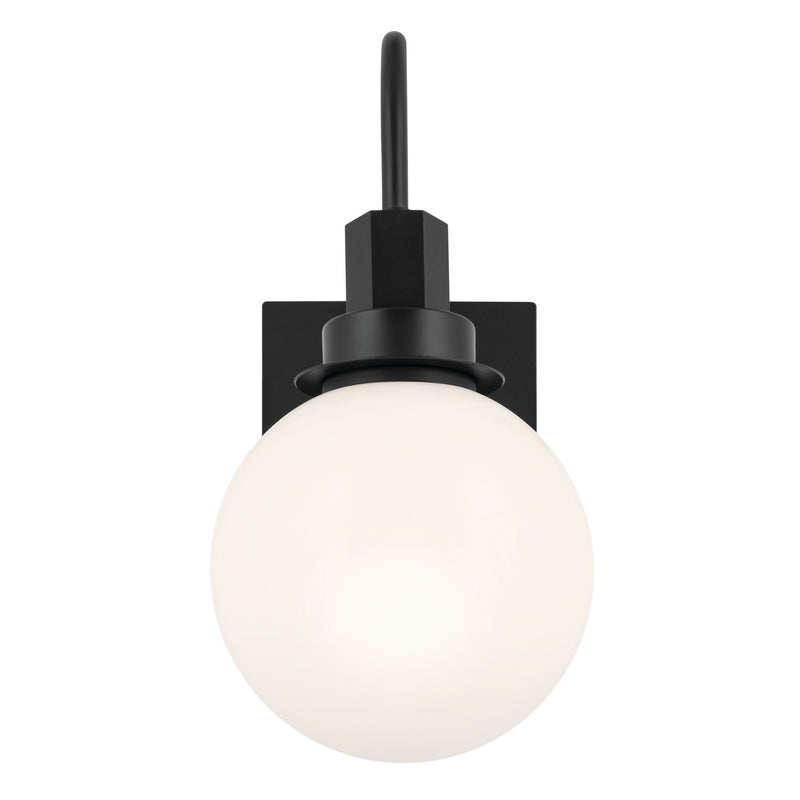 Kichler 55149BK One Light Wall Sconce, Black (3)