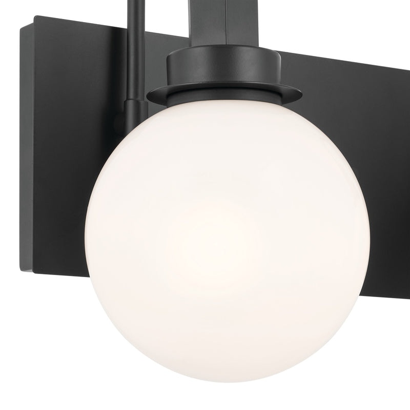 Kichler 55150BK Two Light Bath, Black (2)