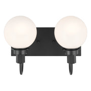 Kichler 55150BK Two Light Bath, Black (4)