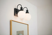 Kichler 55150BK Two Light Bath, Black (6)