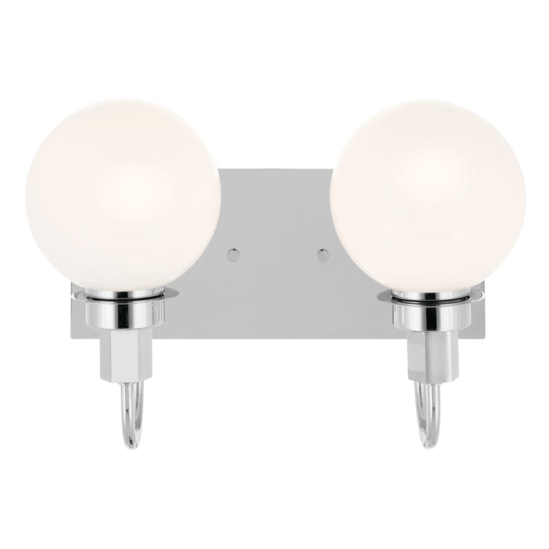 Kichler 55150CH Two Light Bath, Chrome (3)