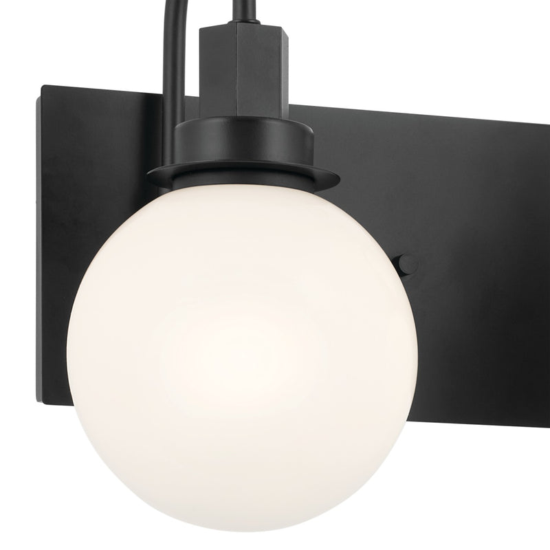 Kichler 55151BK Three Light Bath, Black (2)