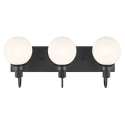 Kichler 55151BK Three Light Bath, Black (4)
