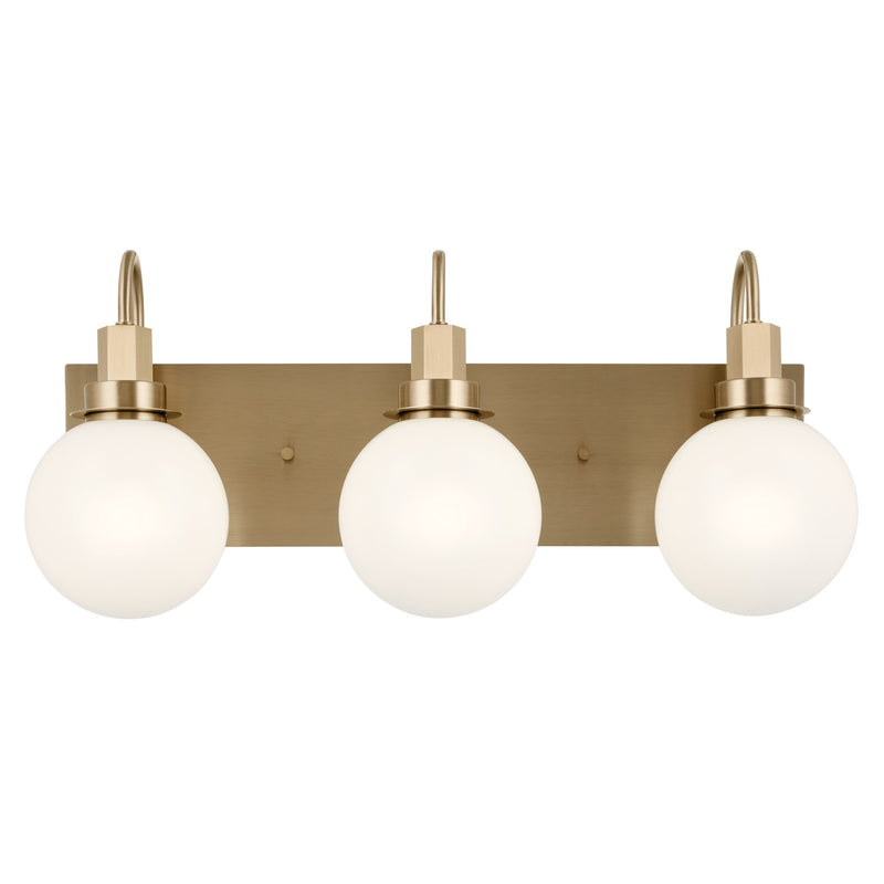 Kichler 55151CPZ Three Light Bath, Champagne Bronze (3)