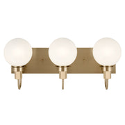 Kichler 55151CPZ Three Light Bath, Champagne Bronze (4)
