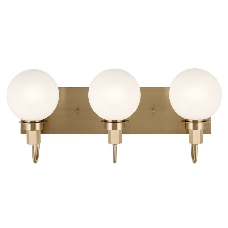 Kichler 55151CPZ Three Light Bath, Champagne Bronze (4)