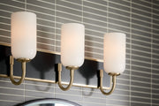 Kichler 55163CPZ Three Light Bath, Champagne Bronze (5)