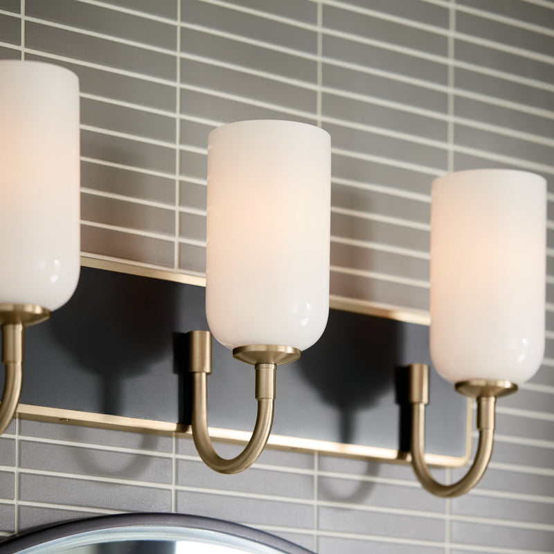 Kichler 55163CPZ Three Light Bath, Champagne Bronze (6)
