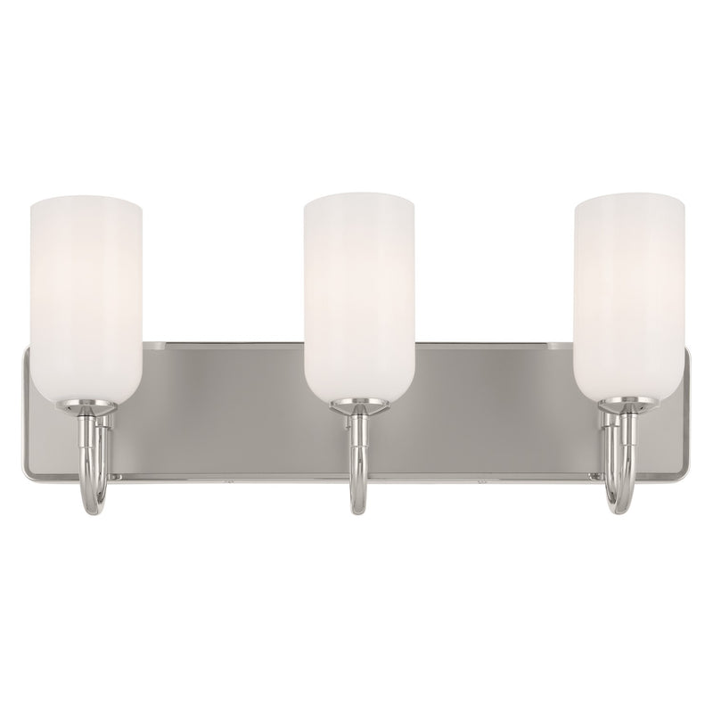 Kichler 55163PN Three Light Bath, Polished Nickel (3)