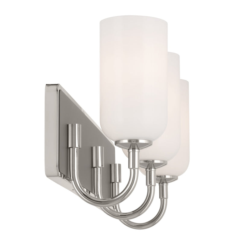 Kichler 55163PN Three Light Bath, Polished Nickel (4)