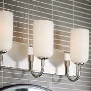 Kichler 55163PN Three Light Bath, Polished Nickel (6)