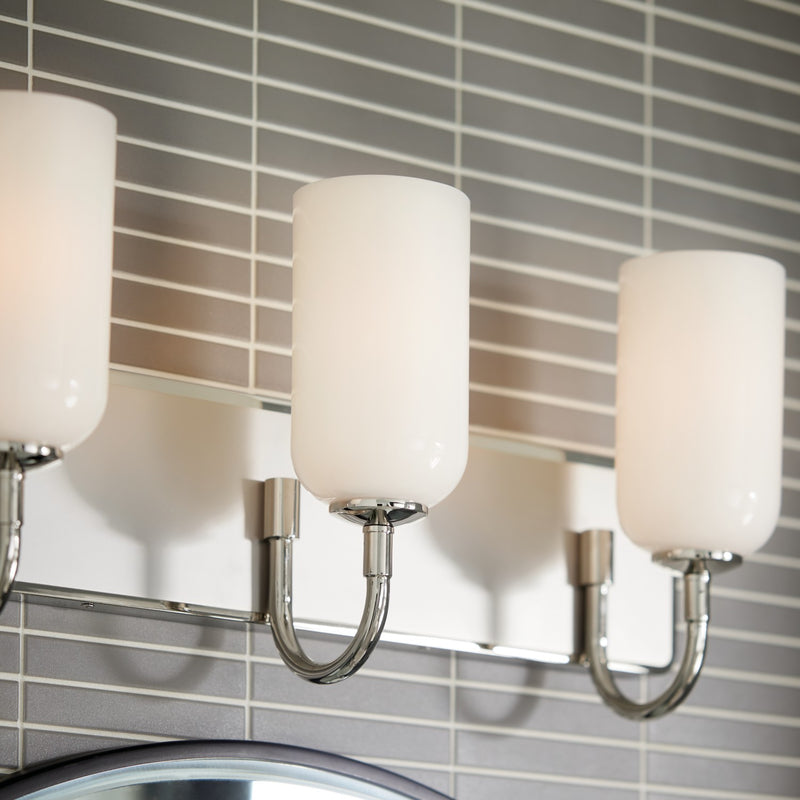 Kichler 55163PN Three Light Bath, Polished Nickel (6)