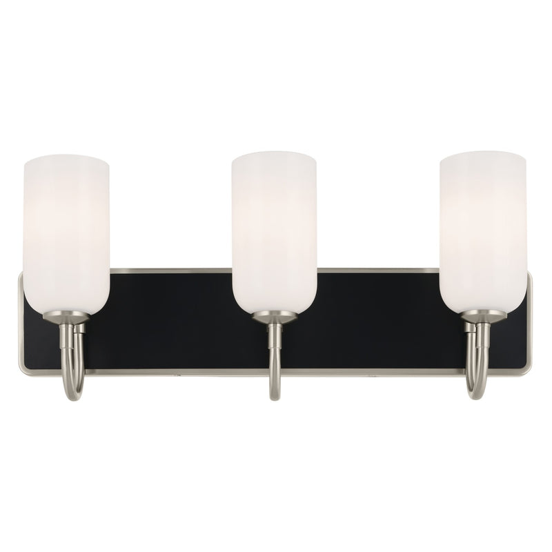 Kichler 55163NI Three Light Bath, Brushed Nickel (3)