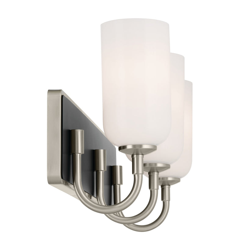Kichler 55163NI Three Light Bath, Brushed Nickel (4)