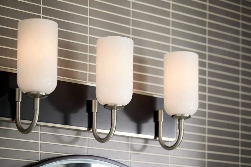 Kichler 55163NI Three Light Bath, Brushed Nickel (5)