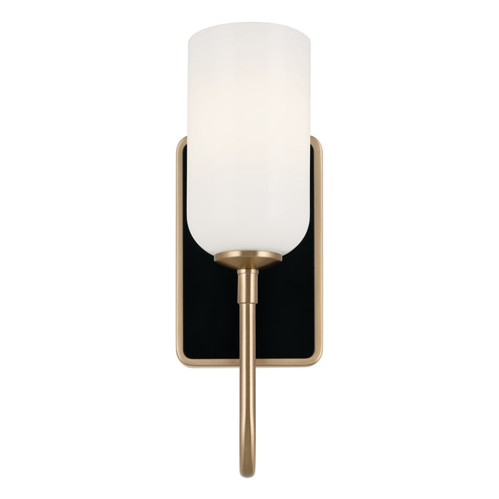 Kichler 55161CPZ Solia One Light Wall Sconce, Champagne Bronze Alternate Image 2.jpg