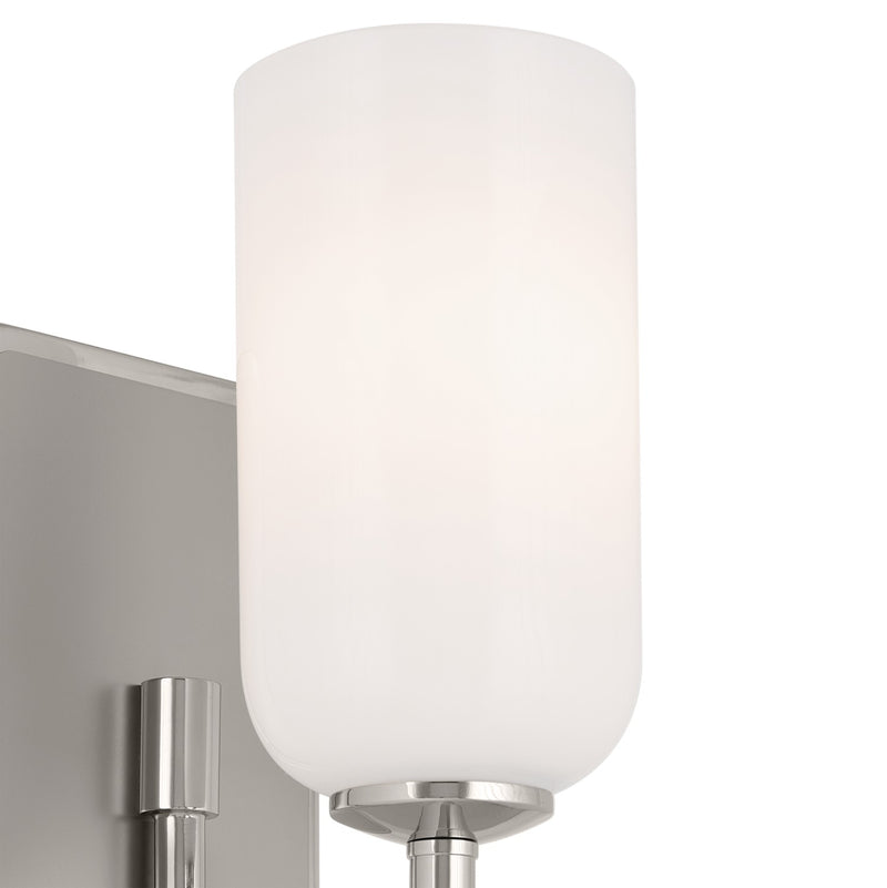 Kichler 55161PN One Light Wall Sconce, Polished Nickel (2)